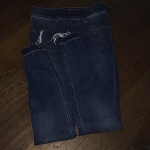 Womens blue Jean spanx